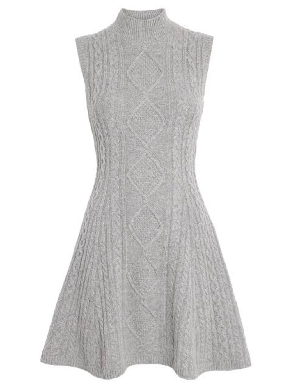 NWOT STAUD Charade Cable Knit Sweater Dress